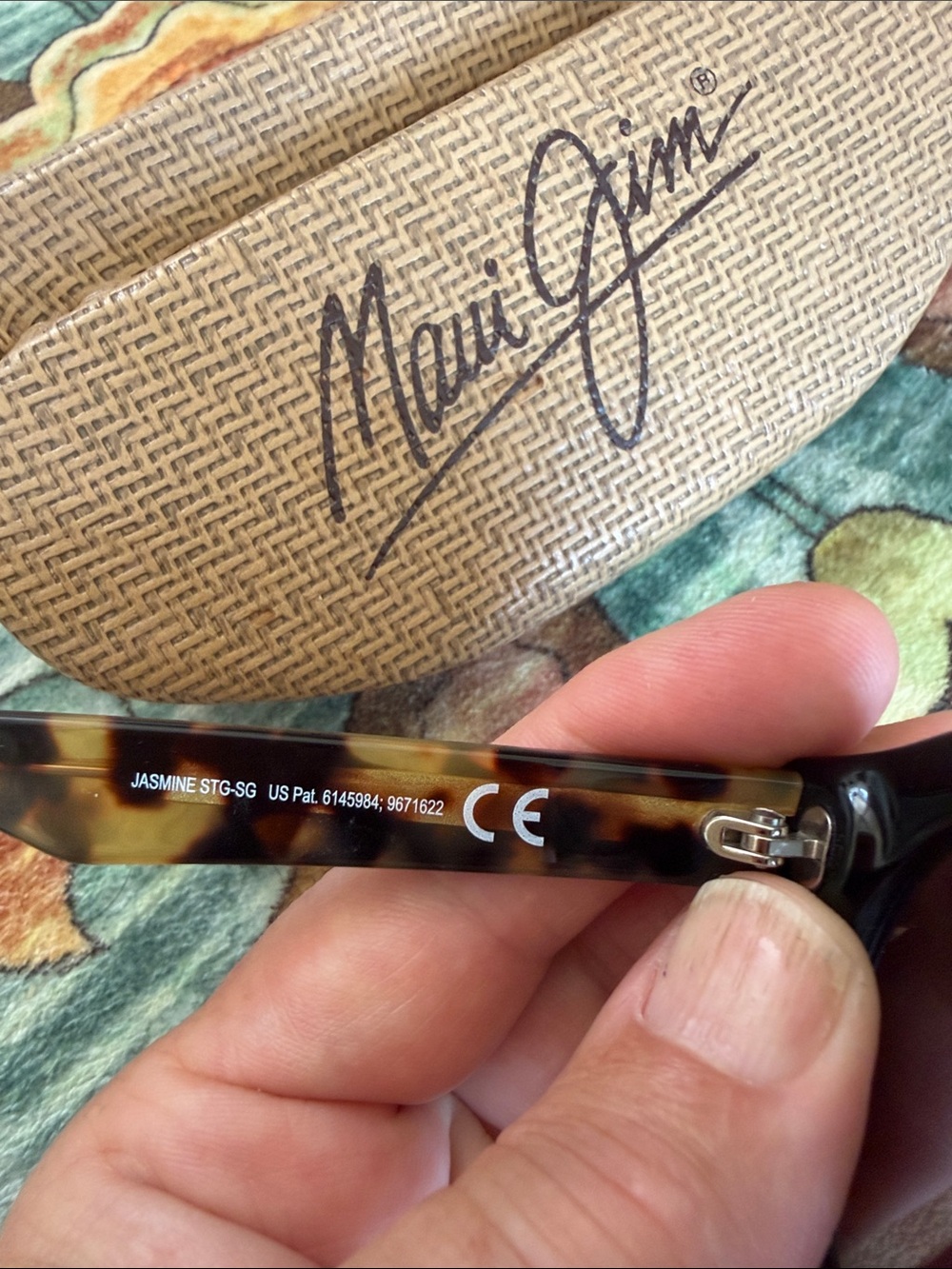 Maui Jim Jasmine tortoise shell sunglasses with case & cloth cleaner. - Picture 6 of 9